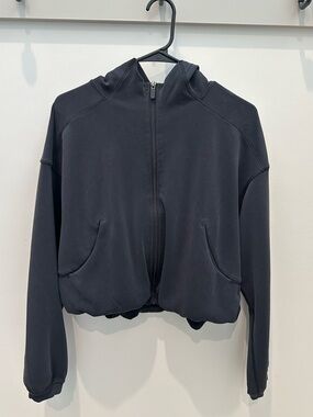 lululemon athletica Softstreme Black Full-Zip Hoodie Sweatshirt